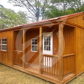 Graceland Corner Porch Cabin