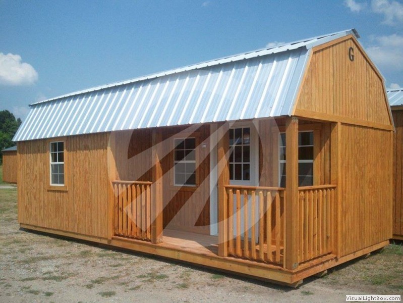 Rocket City Metal & Portable Buildings - Graceland Corner Porch Lofted ...