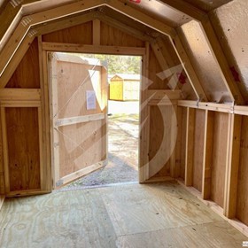 Interior of Graceland barn