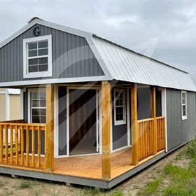 Graceland Wraparound Porch Lofted Barn Cabin